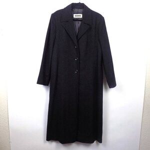 Kristen Blake Studio Collection Long Coat Size14 Virgin Wool Cashmere Blend